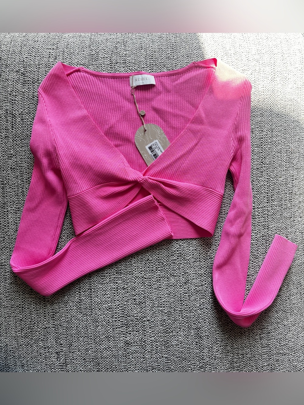 Meshki Long Sleeve Crop Top